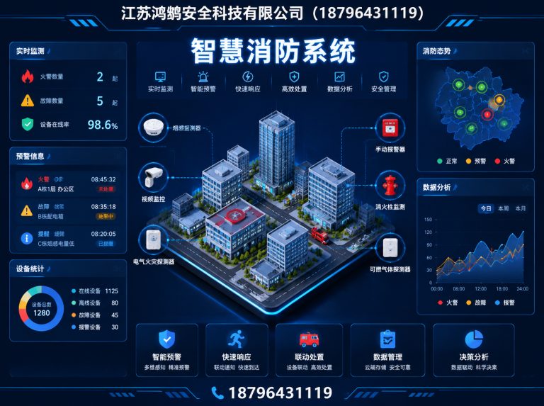 黔南智慧消防系统展示图